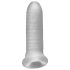 Fat Boy Micro Ribbed - mânecă penis - nervuri fine - 15cm - alb