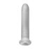 Fat Boy - mânecă penis cu striații micro - 19cm - alb
