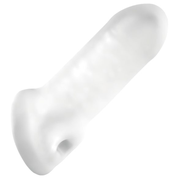 Fat Boy Original Ultra Fat - mânecă pentru penis - 15 cm - alb