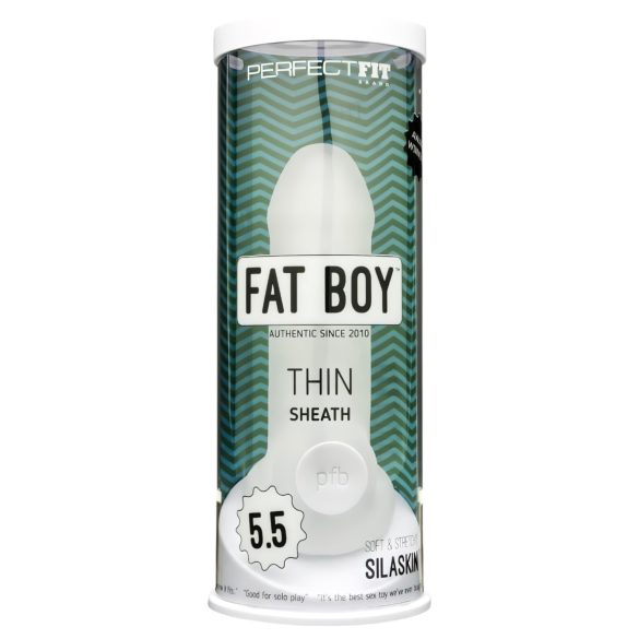 Fat Boy Thin - manșon pentru penis - 15cm - alb
