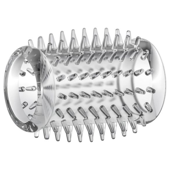 Stay Hard - inel pentru penis cu țepi - transparent