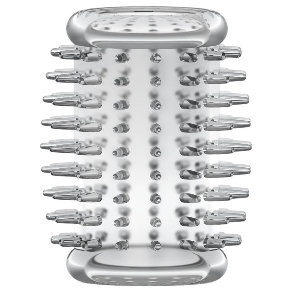 Stay Hard - inel pentru penis cu țepi - transparent