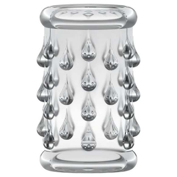 Stay Hard - inel penian cu bile - transparent