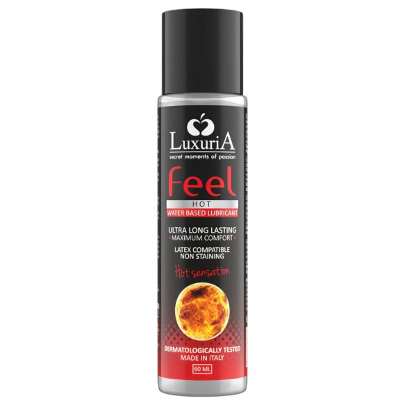 LuxuriA Feel Hot - lubrifiant cu efect de încălzire (60ml)