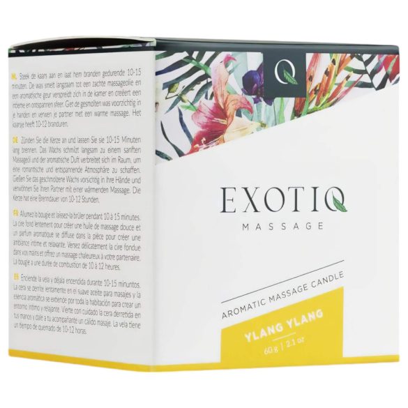 Exotiq - lumânare de masaj parfumată - ylang ylang - 60g