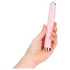 Loveline - vibrator drept din sticlă (roz)
