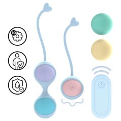 Loveline - set bile vaginale vibrante (mov)