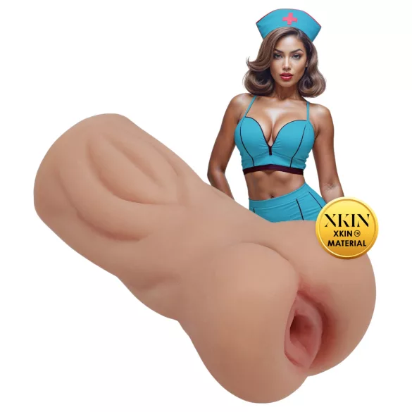 XKIN Naughty Nurse Trixie - vaginǎ realistǎ masturbator (culoare naturalǎ)