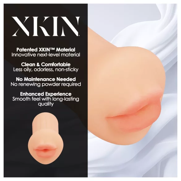 XKIN - masturbator realist în formă de vagin - S (culoare naturală)