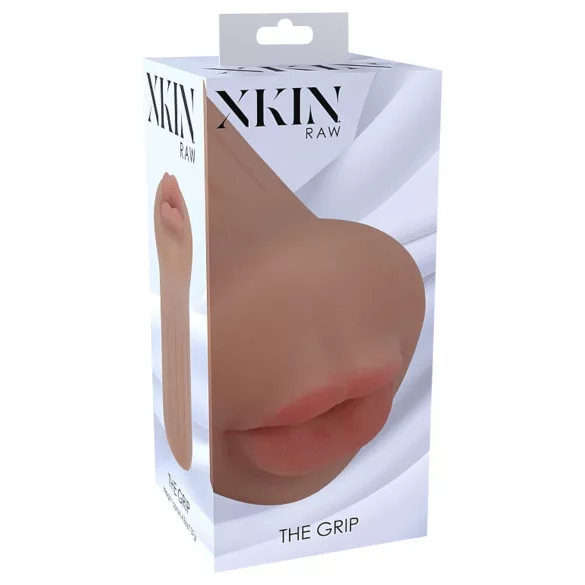 XKIN - masturbator cu gură artificială - S (nude închis)