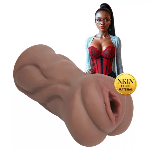 Bibliotecara XKIN Paige - vagin artificial realist pentru masturbare (culoare naturală)