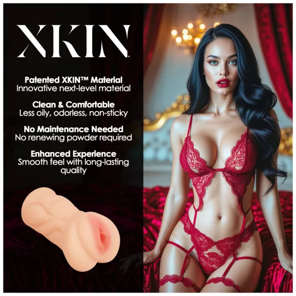 XKIN Seduction Tatiana - masturbator vagin realist (culoare naturală)