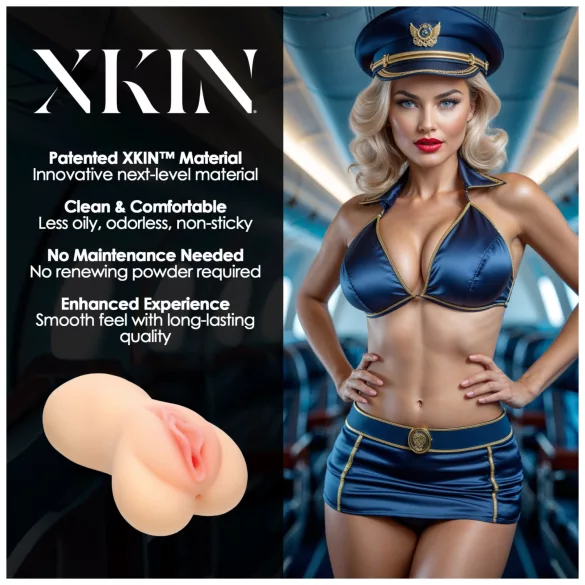 XKIN Lexi Cockpit - vagin realist masturbator (culoare naturală)
