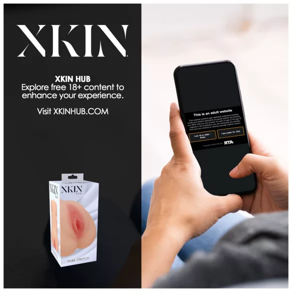 XKIN - vagină artificială realistă pentru masturbare - L (culoare naturală)