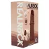 RealRock - dildo realist cu densitate dublă (maro) - 15,5 cm