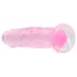 RealRock - dildo realist cu ventuză (roz) - 12,7 cm