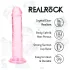 RealRock - dildo realist cu ventuză (roz) - 12,7 cm