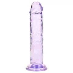 RealRock - dildo realist cu ventuză (mov) - 12,7 cm