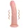 RealRock - vibrator realist cu ventuză (natural, 20,5 cm)