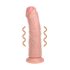 REALROCK - Vibrator cu ventuză - natural (20,5 cm)