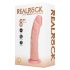 REALROCK - Vibrator cu ventuză - natural (20,5 cm)