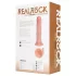 RealRock - vibrator realist cu ventuză (natural, 20,5 cm)