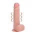 RealRock - vibrator cu ventuză - realist - culoare naturală 18cm