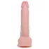 RealRock - vibrator cu ventuză - realist - culoare naturală 18cm