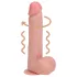 RealRock - vibrator rotativ (natural, 20,5 cm)