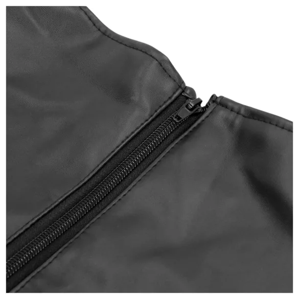 Ouch! - cătușe pentru brațe la spate - piele sintetică - negru