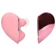   Loveline Tapping Heart - vibrator clitoridian cu stimulare pulsantă