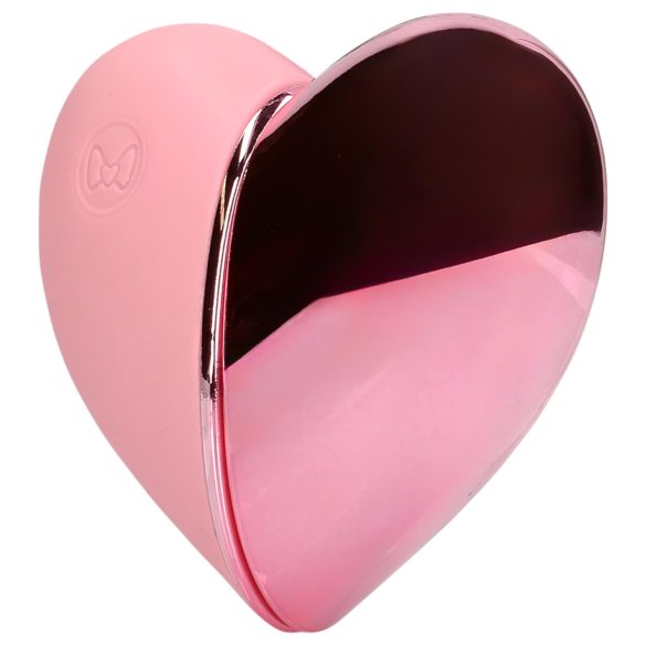Loveline Tapping Heart - vibrator clitoridian cu stimulare pulsantă