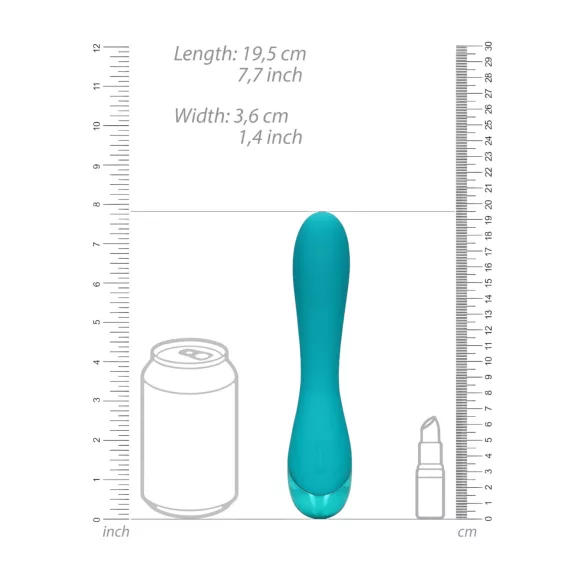 Loveline - vibrator punctul G reîncărcabil - turcoaz