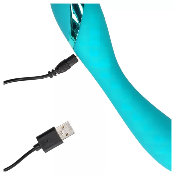 Loveline - vibrator punctul G reîncărcabil - turcoaz