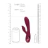 Loveline - vibrator cu braț pentru clitoris - reîncărcabil - roșu