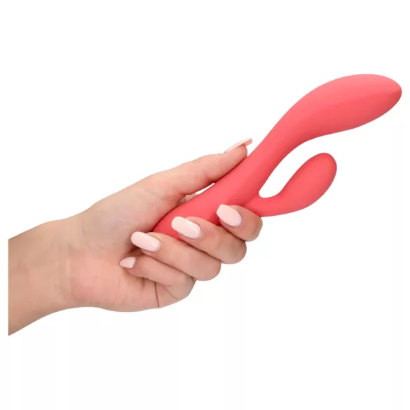 Loveline - vibrator cu braț pentru clitoris, reîncărcabil, impermeabil, roz