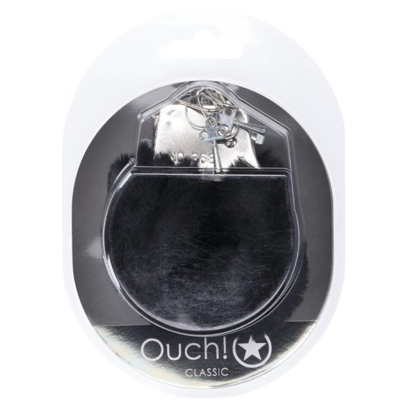 Ouch! - cătușe plușate - negru