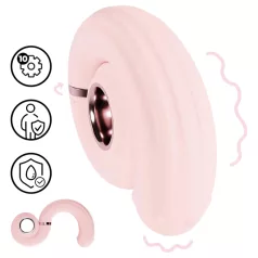   Loveline Perles - vibrator pentru punctul G cu mărgele - roz