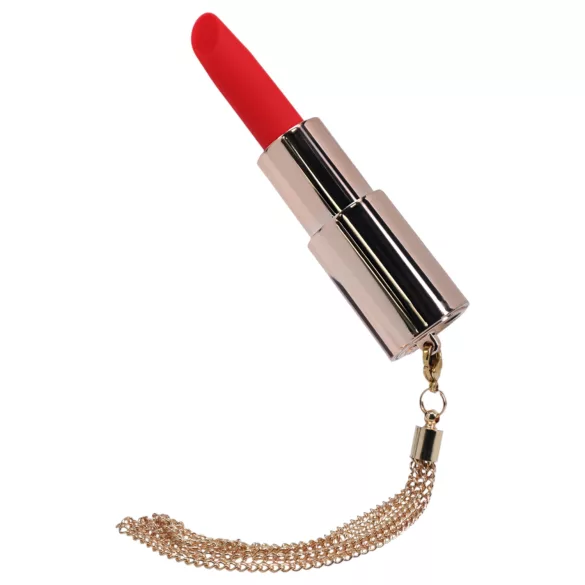 Loveline Angel - vibrator tip ruj cu 4 accesorii (roz)