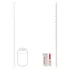 Loveline Angel - vibrator tip ruj cu 4 accesorii (roz)