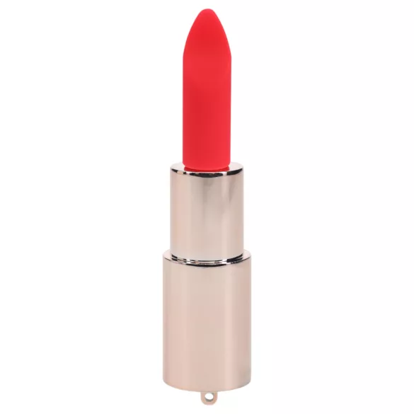 Loveline Angel - vibrator tip ruj cu 4 accesorii (roz)