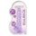 REALROCK - dildo realist transparent - mov (17cm)