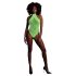 Ouch! - body sexy cu bretele fosforescent - neon verde