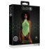 Ouch! - body sexy cu bretele fosforescent - neon verde - XL-4XL