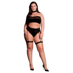 Le Désir Plus Size - Set Lenjerie 3 Piese - Negru (XL-4XL)