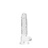 RealRock - dildo realist transparent - 17 cm