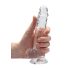 RealRock - dildo realist transparent - 17 cm