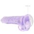 RealRock - dildo realist transparent - mov 19cm
