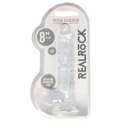 REALROCK - dildo realist transparent - 19cm