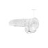 REALROCK - dildo realist transparent - 19cm